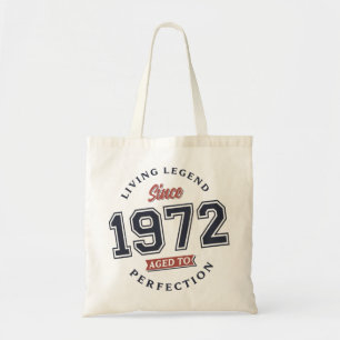 Legende 1972 50. Geburtstagsgeschenk Retro Tragetasche