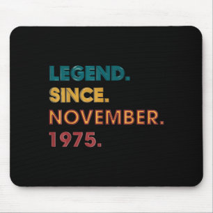 Legende 1975 50. Geburtstag Für Männer Frauen 50 J Mousepad
