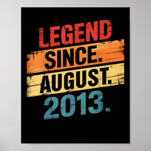 Legende 2013 12. Geburtstagsgeschenke Für Jungen M Poster