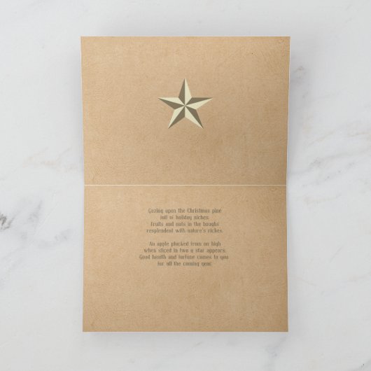 Legende Apples Feiertagskarte (Innenseite)