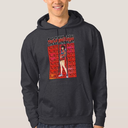 Legende begann hoodie (Vorderseite)