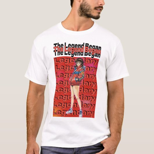 Legende begann T-Shirt (Vorderseite)