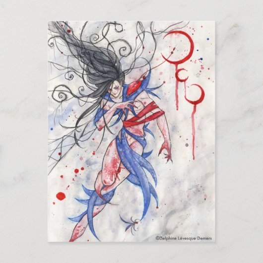 Legende der dreimondgotischen Postkarte (Vorderseite)