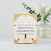 Legende der Sand Dollar Postkarte (Stehend Vorderseite)