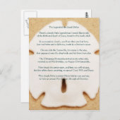 Legende der Sand Dollar Postkarte (Vorne/Hinten)