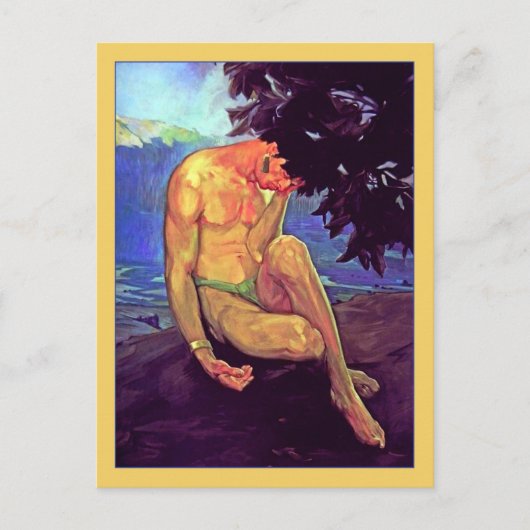 Legende der Vulkane von Saturnino Herran Postkarte (Vorderseite)