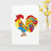 Legende des Hahns Karte (Gelbe Blume)