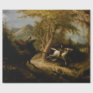 Legende des kopflosen Reiters Halloween-Geist Geschenkpapier