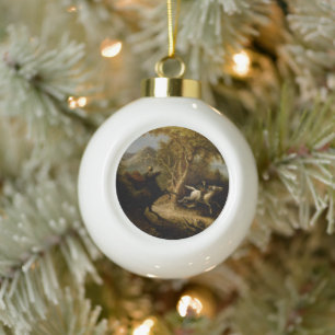 Legende des kopflosen Reiters Halloween-Geist Keramik Kugel-Ornament