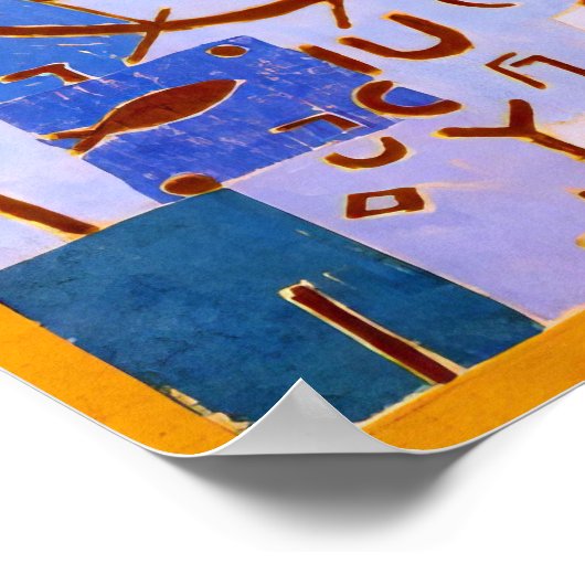 Legende des Nils | Paul Klee | Poster (Ecke)