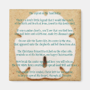 Legende des Sand-Dollar-Magnet Magnet