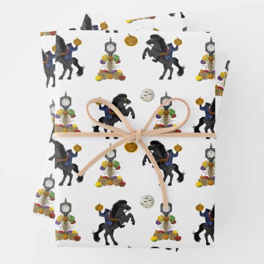 Legende des Sleepy Hollow Headless Horseman Gif Geschenkpapier Set (Beispiel)