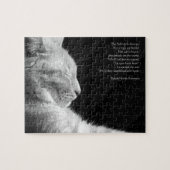 Legende des Sphynx (Schwarzweiss) Puzzle (Horizontal)