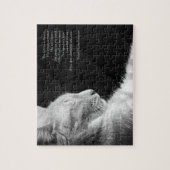 Legende des Sphynx (Schwarzweiss) Puzzle (Vertikal)