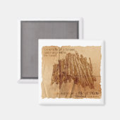 Legende des unnatürlichen Pils des Stangen-Magnete Magnet (Vorderseite/Rückseite)