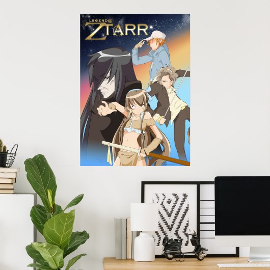 Legende des Ztarr Poster (Heimbüro)