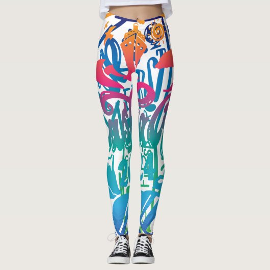 Legende Design der Alaska Kreuzfahrt Sommerferien Leggings (Vorderseite)