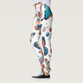 Legende Design für Erwachsene - farbenfrohe Schmet Leggings (Links)