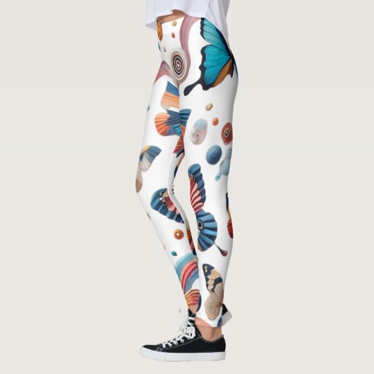 Legende Design für Erwachsene - farbenfrohe Schmet Leggings (Links)