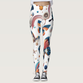 Legende Design für Erwachsene - farbenfrohe Schmet Leggings