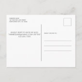 Legende Feuerwehrruhestand Party Thin Red Line Einladungspostkarte (Rückseite)