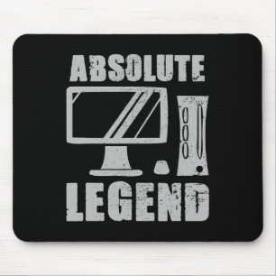 Legende Funny Video Game Player Quote PC Gaming Ri Mousepad