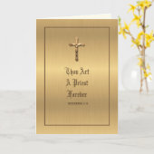 Legende Gold Priest Jubiläumskarte Karte (Gelbe Blume)