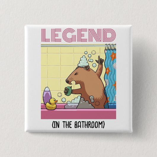 Legende (im Badezimmer) Singgrotte Button (Vorderseite)