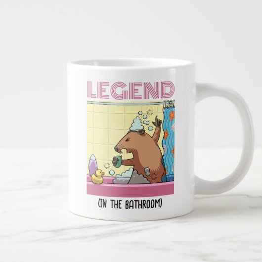 Legende (im Badezimmer) Singgrotte Jumbo-Tasse (Rechts)