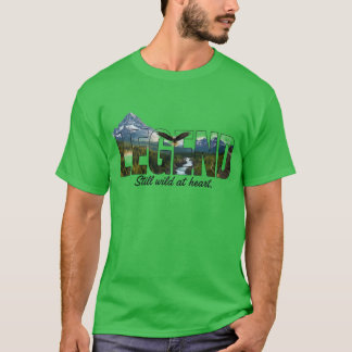 Legende Immer noch wild im Outdoor-Grafikdesign T-Shirt