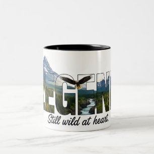Legende Immer noch wildes Herz Outdoor-Grafik Zweifarbige Tasse