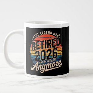 Legende ist 2026 in Rente Nicht mehr mein Problem  Jumbo-Tasse