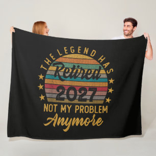 Legende ist 2027 in Rente Nicht mehr mein Problem Fleecedecke