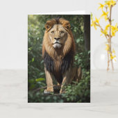 Legende Löwen im Dschungel | Karte (Gelbe Blume)