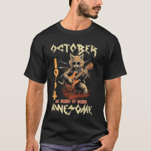 Legende Oktober 1964 60. Geburtstag Classic Cat Mu T-Shirt