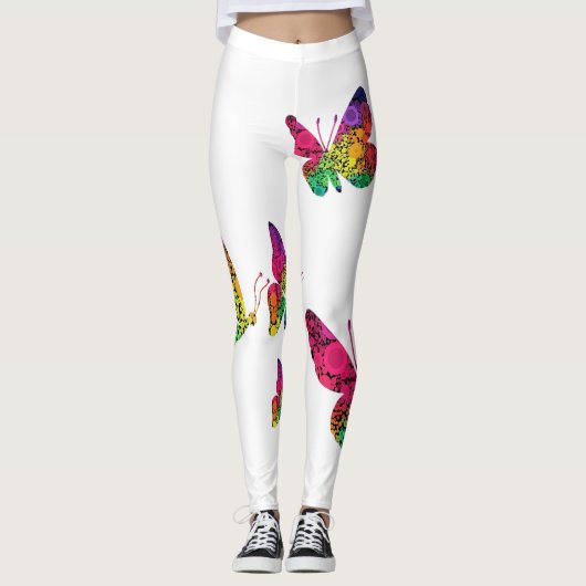 Legende Schmetterlingsfrauen Leggings (Vorderseite)