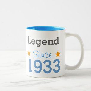 Legende seit 1933 zweifarbige tasse