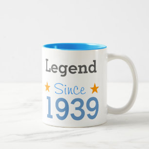 Legende seit 1939 zweifarbige tasse