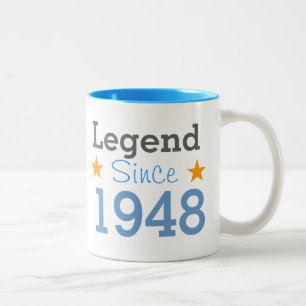 Legende seit 1948 zweifarbige tasse
