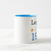 Legende seit 1968 zweifarbige tasse (Mittel)