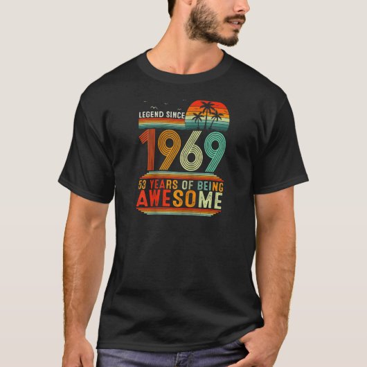 Legende seit 1969 53 Jahre Phantastisch 53. B T-Shirt (Vorderseite)