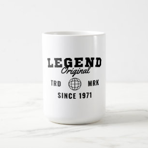 Legende seit 1971 kaffeetasse