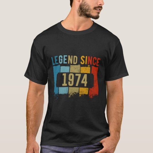 Legende seit 1974 T-Shirt (Vorderseite)