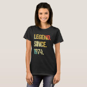 Legende seit 1974 T-Shirt (Vorne ganz)