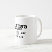 Legende seit 1976 kaffeetasse (VorderseiteRechts)