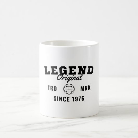 Legende seit 1976 kaffeetasse (Mittel)