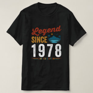Legende seit 1978 Geburtstag Retro Vintage T-Shirt