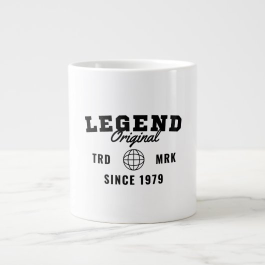 Legende seit 1979 Jumbo-Tasse (Vorderseite)