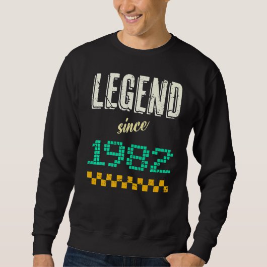 Legende seit 1982 40. Geburtstag 40 Jahre Sweatshirt (Vorderseite)