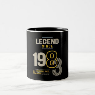 Legende seit 1983 40 Geburtstag Zweifarbige Tasse